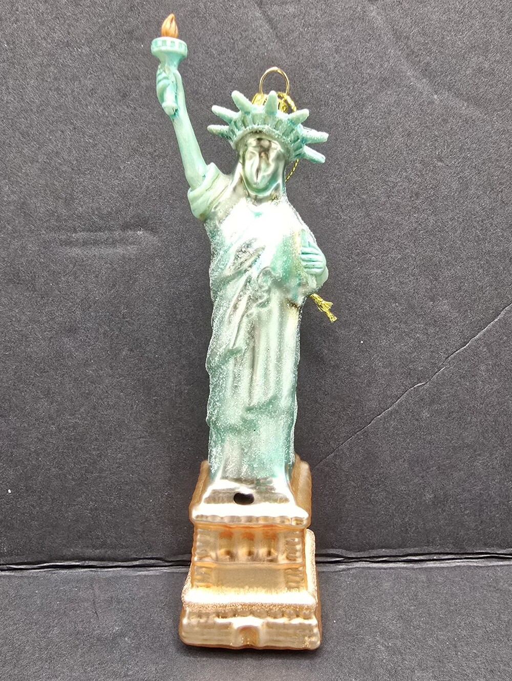 Glass Statue of Liberty Ornament from Cost Plus World Market 1990s